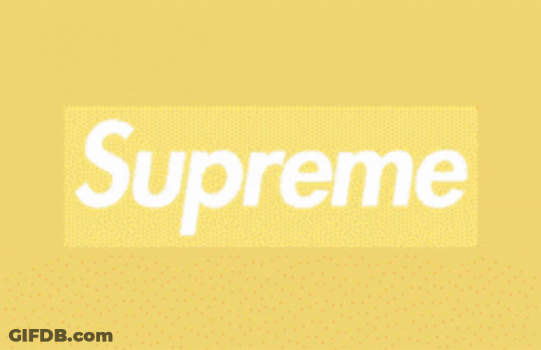 Supreme Brand Logo Design Variation GIF
