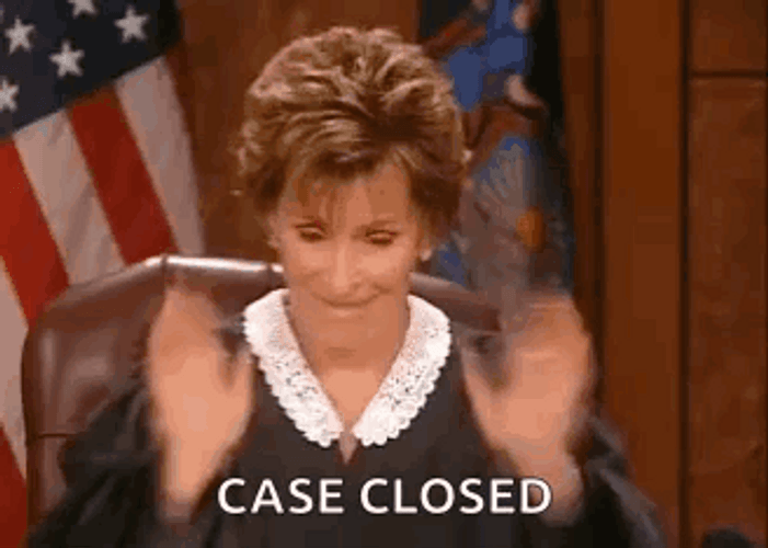 Supreme Court Case Closed GIF