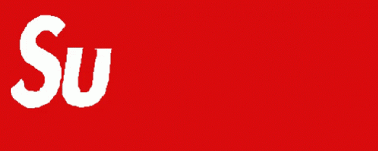 Supreme Running Word Text Brand Logo GIF
