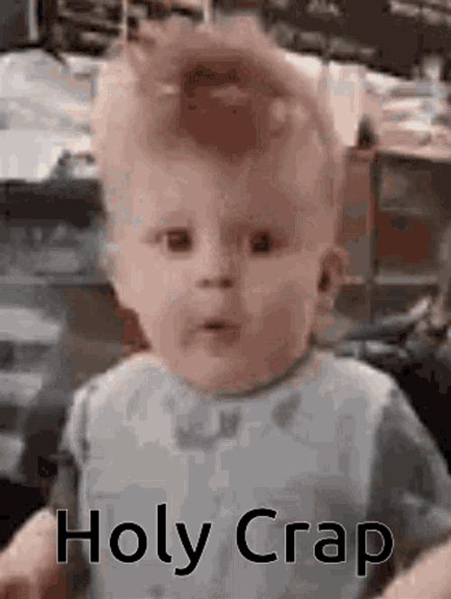 Suprised Baby GIF