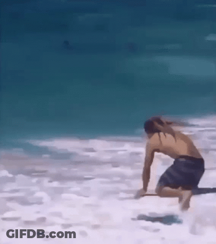 Surfer Falling GIF