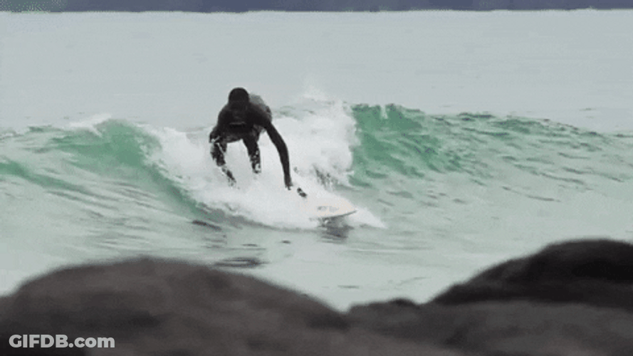 Surfing In Sierra Leone GIF