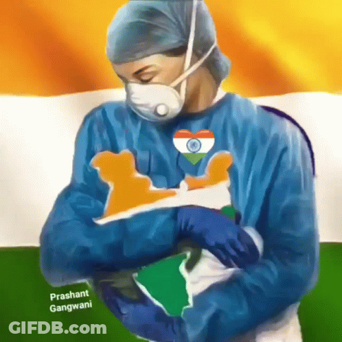 Surgeon Holding Baby Prashant Gangwani GIF