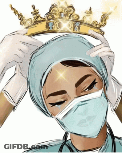 Surgeon Wearing Crown GIF