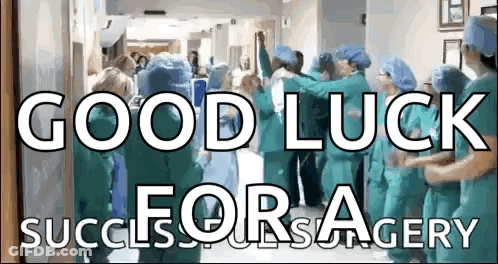 Surgeons Wishing Good Luck For Surgery GIF