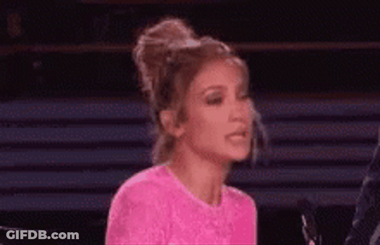 Surly Jlo In Pink Sweater GIF