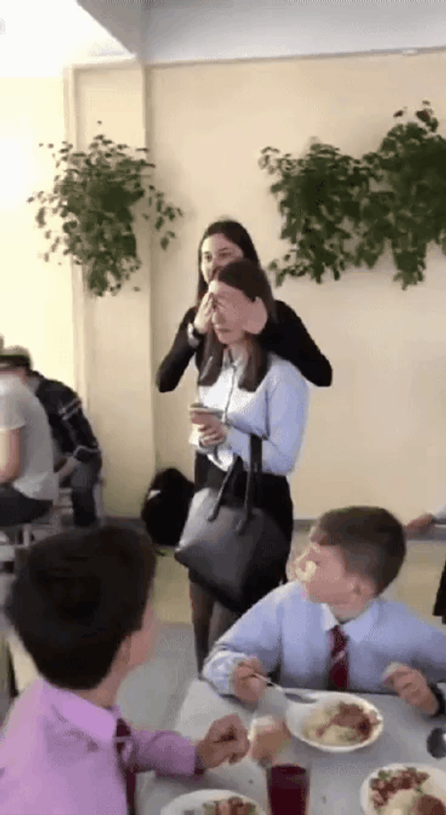 Surprise Birthday Celebration Prank GIF