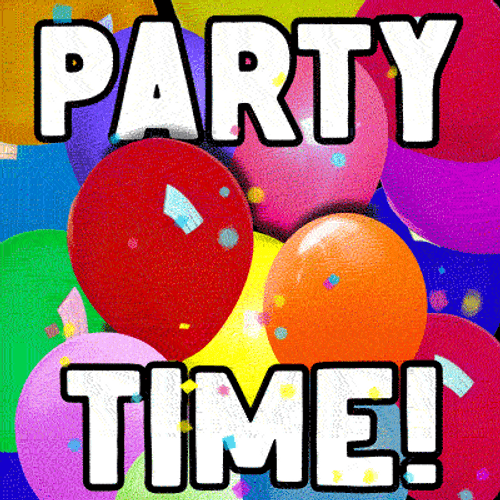 Surprise Funny Holiday Balloon Party GIF