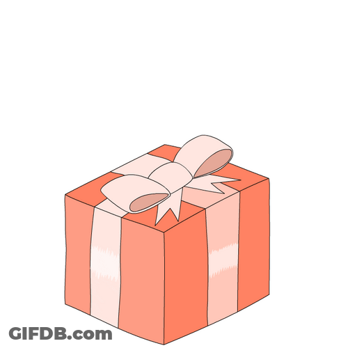 Surprise Gift Confetti Animation GIF