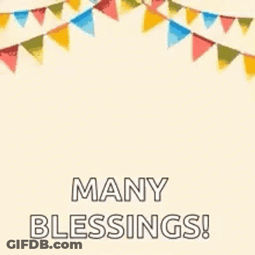 Surprise Happy Birthday Blessings GIF