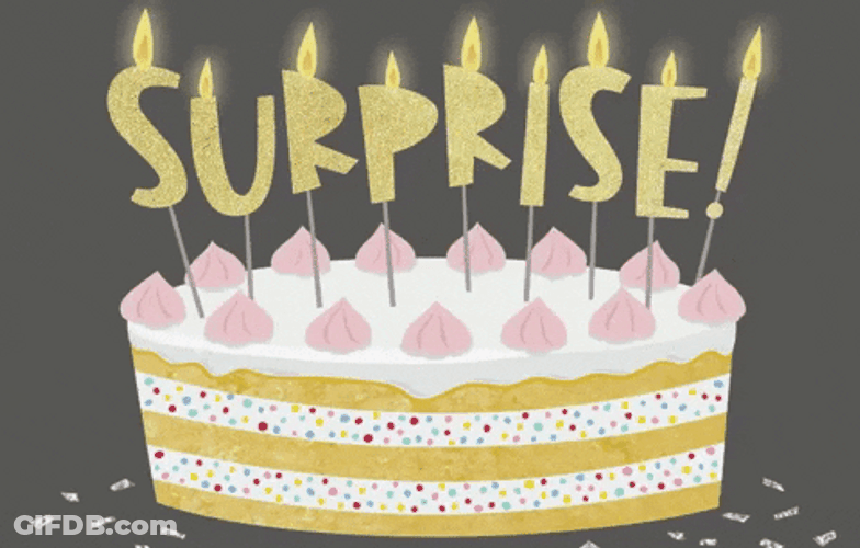 Surprise Happy Birthday Harry GIF