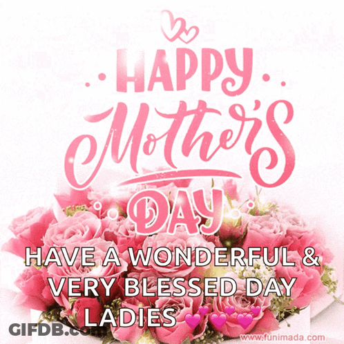 Surprise Happy Mother's Day Card With Deer And Bears GIF