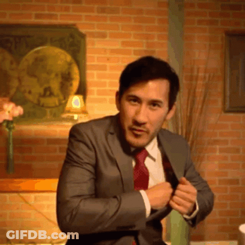 Surprise Markiplier With Flowers GIF