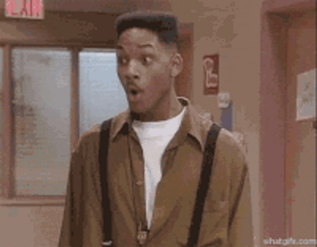 Surprise Shocked Will Smith Wide Eyes GIF