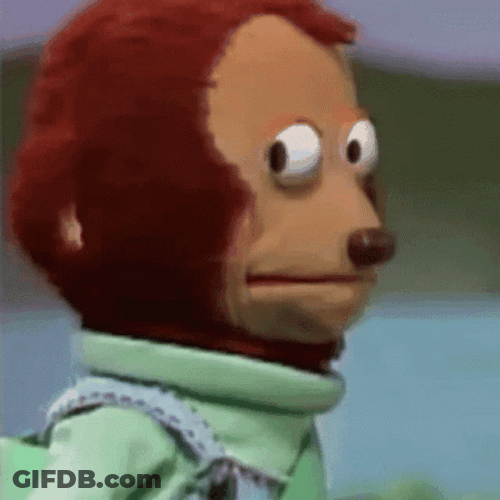 Surprise Side Eye Look Meme GIF