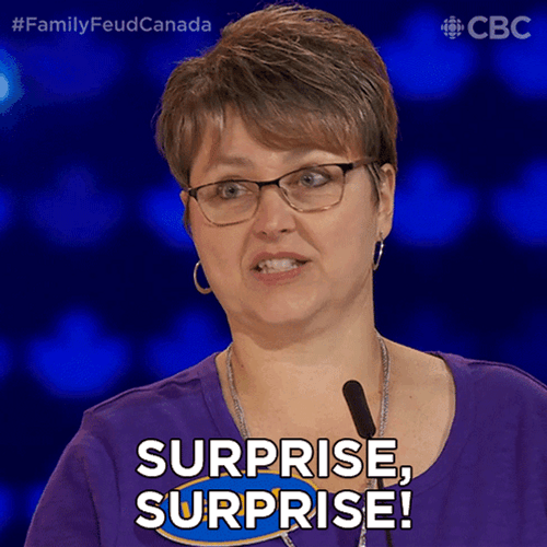 Surprise Surprise Lenora Family Feud Canada GIF