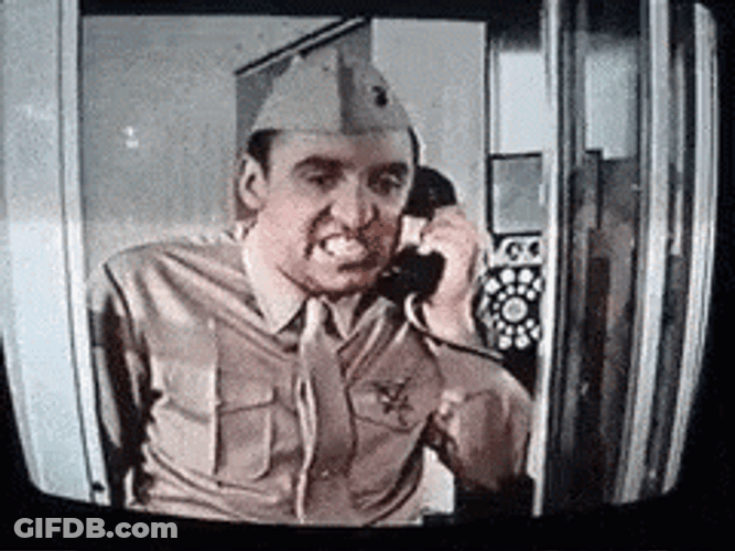 Surprise Surprise Meme Army Guy Calling GIF