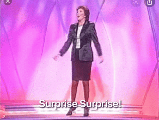 Surprise Surprise Singer Cilia Black On Stage GIF