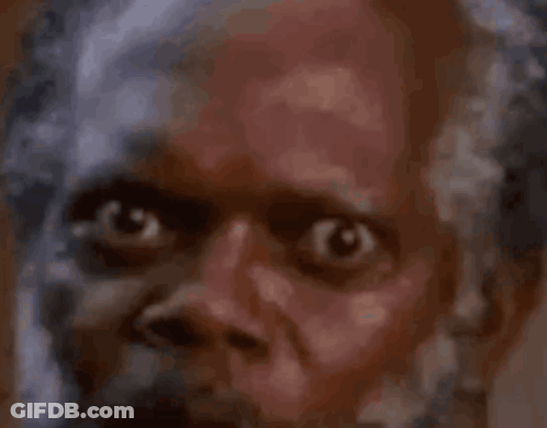 Surprised Bearded Man Looking At Camera GIF