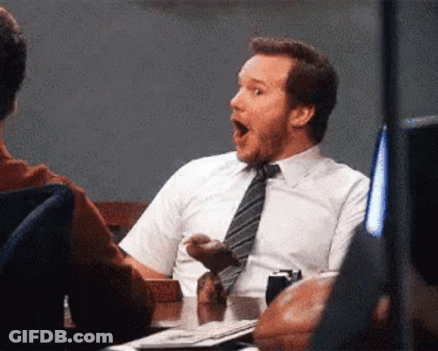 Surprised Big Eye Chris Patt Oh My God GIF
