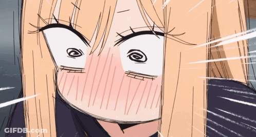 Surprised Blonde Girl GIF