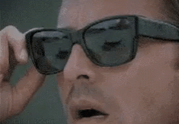 Surprised Can't Deal With It Sunglasses GIF