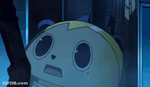 Surprised Cartoon At Door GIF