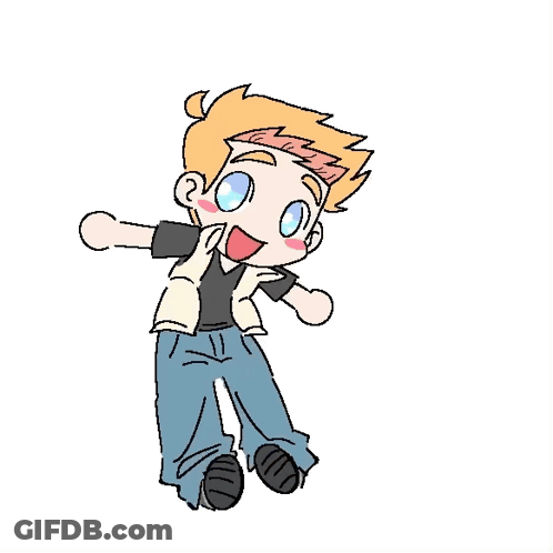 Surprised Cartoon Boy GIF