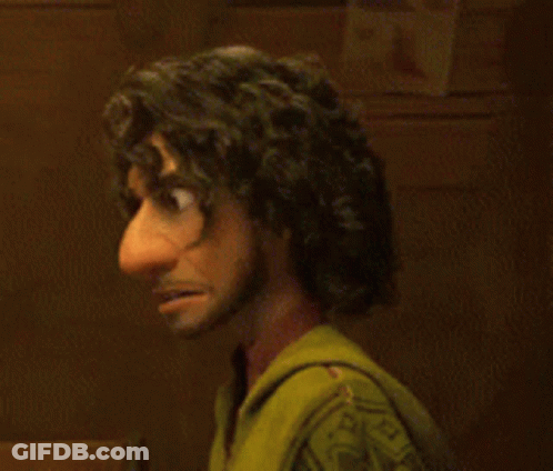 Surprised Cartoon Character GIF