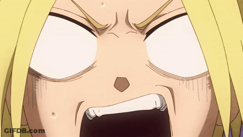 Surprised Cartoon Character Face GIF