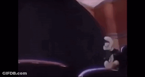 Surprised Cartoon Character In Car GIF