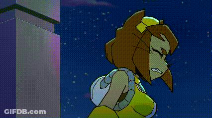 Surprised Cartoon Character Pixel Art GIF