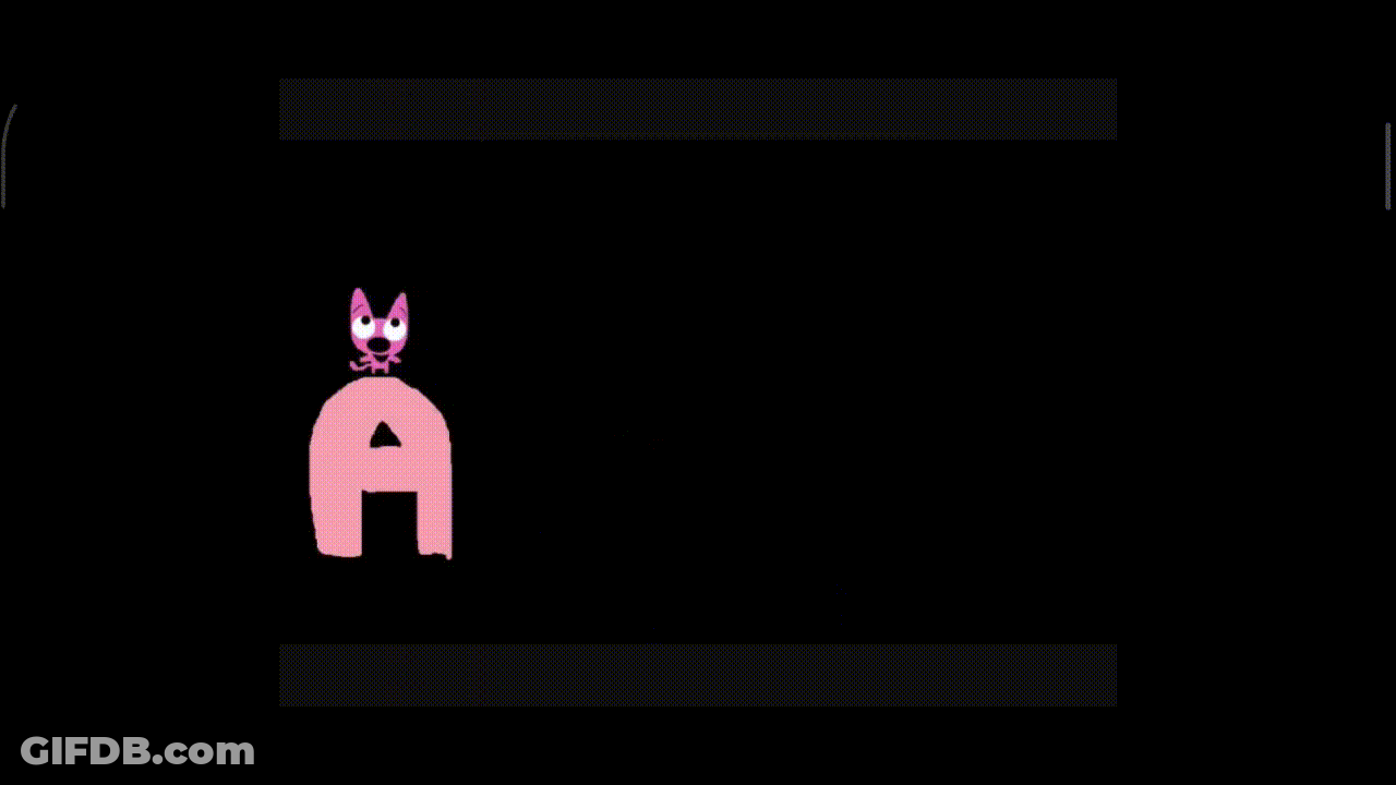 Surprised Cartoon Character Saying Ahahaha GIF
