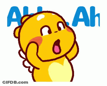 Surprised Cartoon Character With Wings GIF