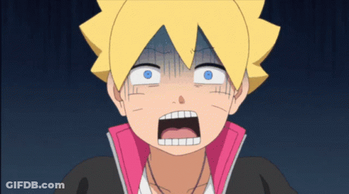 Surprised Cartoon Character Yellow Hair Blue Eyes GIF
