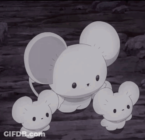 Surprised Cartoon Mouse GIF