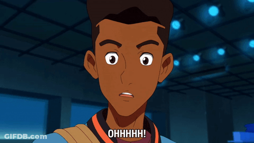 Surprised Cartoon Saying Ohhhh GIF