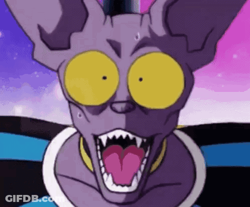 Surprised Cartoon Sticking Out Pink Tongue GIF