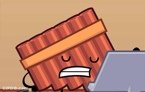Surprised Cartoon Striped Object GIF