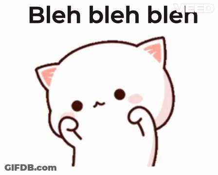 Surprised Cat Saying Bleh Bleh Blen GIF