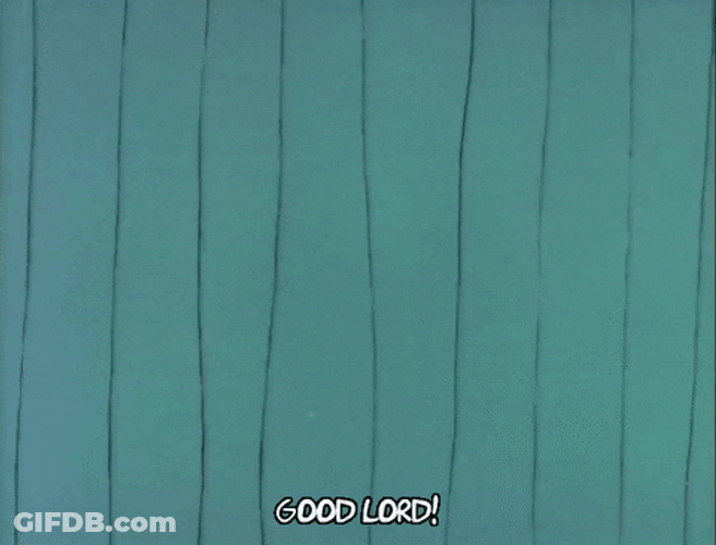 Surprised Doctor Curtain Opening GIF