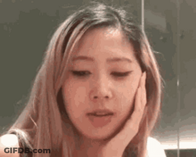 Surprised Face Blonde-Haired Girl GIF