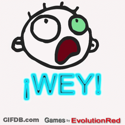 Surprised Face Saying Wey GIF