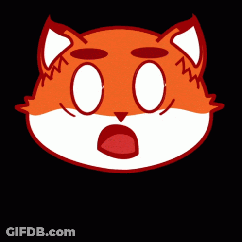 Surprised Fox GIF