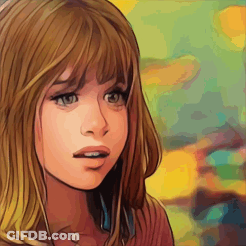 Surprised Girl GIF
