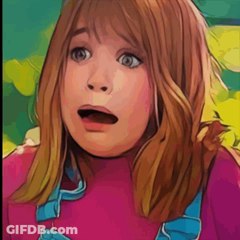 Surprised Girl GIF
