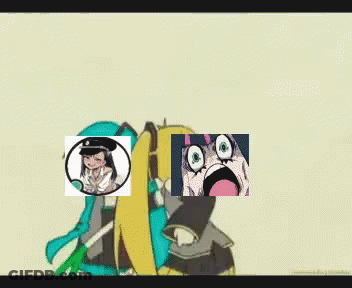 Surprised Girl Next To Another Girl GIF