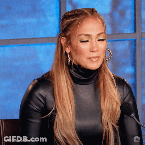Surprised Jlo Covering Mouth GIF