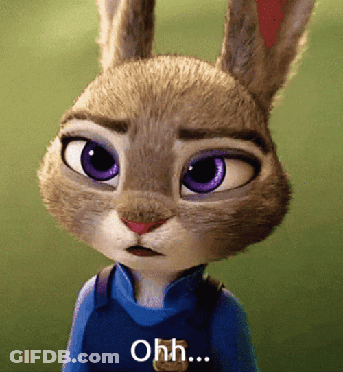 Surprised Judy Hopps GIF