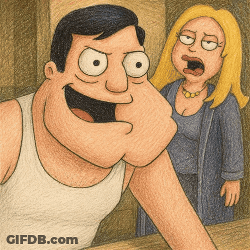 Surprised Man And Woman GIF